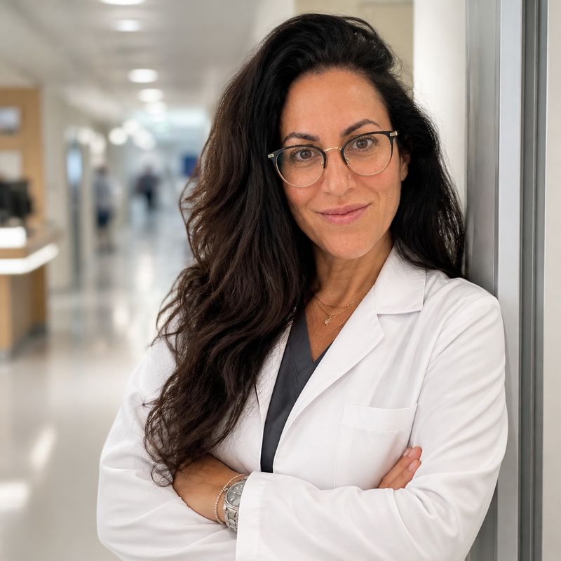 Dr. Meytal Salman at her Tel Aviv dental clinic